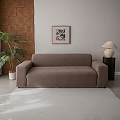 economico Copridivano-Copridivano in tessuto jacquard elastico Copridivano elasticizzato Copridivano componibile a forma di L Copridivano angolare per soggiorno 1/2/3/4 posti