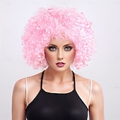 economico Parrucche trendy sintetiche-Parrucche sintetiche Yaki liscia Con frangia A macchina Parrucca Corto Oro chiaro Violetto Marrone chiaro Marrone scuro A1 Capelli sintetici Per uomo Biondo
