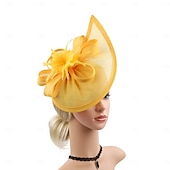 olcso Kalapok és fejdíszek-fascinators sapka virág tea party sapka nőknek toll kentucky derby sapka esküvőre