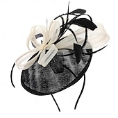 halpa Juhlahatut-musta höyhen fascinators pääpanta - 2025 vintage kentucky derby hatut mesh victoria tea party hattu naisille