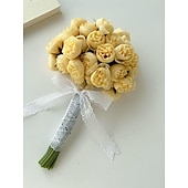 abordables Fleurs de mariage-Fleurs de poignet de mariage Bouquets Mariage / Soirée / Fête PVC (Polyvinylchlorid) A Fleurs