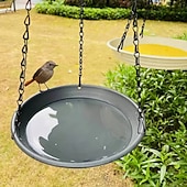 cheap Backyard Birding &amp; Wildlife-2-In-1 Bird Feeder Tray With 7 Colors Outdoor Bird Feeder Suitable For Garden Wildlife Bird Bath Drinking Water And Home Feeding
