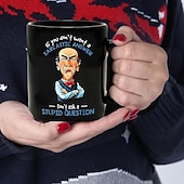 preiswerte Becher &amp; Tassen-Kaffeetasse, schwarze Retro-Vintage-Keramiktasse mit Grafikdesign, 12 oz/330 ml, perfektes Geschenk für Freunde, Muttertag, Hochzeit