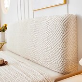 billiga Sängkläder Tillbehör-Stretch sänggavelöverdrag slipcover enfärgad dammskyddande sänggavel skydd överdrag