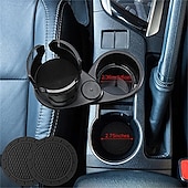 voordelige Auto-organizers-2 in 1 multifunctionele autobekerhouder autobekerhouder expander adapter 360 graden draaibare auto dubbele bekerhouder verstelbare standaard expander voor ronde bekerhouder