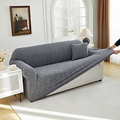 cheap Sofa Cover-Elastic Jacquard Fabric Sofa Cover Stretch Couch Cover Sectional L Shape Sofa Slipcover Corner Case for Living Room 1/2/3/4 Seat