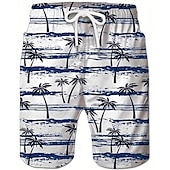 abordables Shorts de Bain pour Hommes-Homme Short de surf Shorts de bain Short de bain Tropical imprimé Cordon de serrage avec poches Tissu extensible dans les 4 sens Séchage Rapide Avec Poches Shorts de Surf Bas Surf Plage Sports