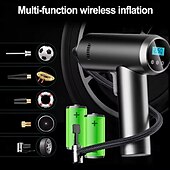 abordables Inflador-Compresor de aire para inflar neumáticos de coche, portátil, inalámbrico, digital, recargable, compresor de aire para inflar neumáticos de coche