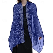 abordables enveloppes d&#039;invité de mariage-mode simple bali gaze ciel étoilé forage chaud longue écharpe respirante douce femme foulard écharpe cape extérieur