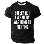 billiga Roliga T-shirts för män-Herr Rolig T-shirt Kortärmad T-shirt 3D-tryck Rund hals Skjorta Mode Dagligen Gata Dagligen Svart Blå Grön Sommar Vår Kläder S M L XL XXL XXXL