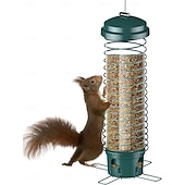 cheap Backyard Birding &amp; Wildlife-Squirrel Resistant Bird Feeders - No Squirrel Wild Bird Feeder - Metal Hummingbird Feeding Station Weight-Activated for Outdoor Patio