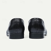 billiga Premium läder Loafers-bruna tofsloafers i läder för män med brogue-detaljer, klassiska slip-on klänningskor för bröllop, fester och formella evenemang