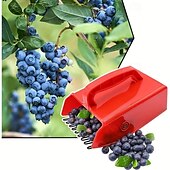 お買い得  ガーデンハンドツール-ベリー摘み器、ベリー摘み器と熊手、金属製のコームと人間工学に基づいたハンドルでベリー摘みが簡単にできるもの、ブルーベリー、リンゴンベリー、ハックルベリー用のブルーベリー熊手スコップ