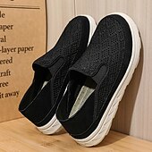 お買い得  メンズスニーカー-通気性のあるメッシュアッパーとクッション性のあるソールを備えたメンズベージュスリッポンスニーカー。快適なカジュアルウェアです。