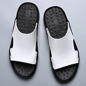 preiswerte Lässige Sandalen-lässige braune Slide-Sandalen für Herren mit Krokoprägung und strapazierfähiger Gummisohle – bequeme Outdoor-Schuhe für Sommer, Strand und Alltag