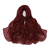 abordables enveloppes d&#039;invité de mariage-mode simple bali gaze ciel étoilé forage chaud longue écharpe respirante douce femme foulard écharpe cape extérieur