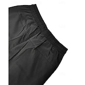 voordelige Casual korte broek-Voor heren Zomer korte broeken Caprishorts Casual korte broek Zak Trekkoord Elastische taille Effen Comfort Ademend Kuitlengte Buiten Vakantie Sport Casual Zwart Leger Groen