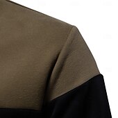 economico Felpe e Sweatshirt Elite da Uomo-Per uomo Felpa Polo Giallo Verde militare Rosso Blu Verde Bavero Blocco di colori Casuale Quotidiano Sportivo Casual Primavera &amp; Autunno Abbigliamento Felpe con cappuccio Felpe Manica Lunga