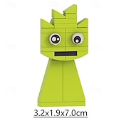 cheap Building Toys-Sprunki Building Blocks Set  Sprunki Toys Action Figure DIY Model Kit for Boys Girls 8-14 Creative Horror Music Game Role for Fans Adults Christmas Decor Collectible Gift