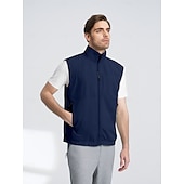 preiswerte Herrengolfkleidung-Herren Golfjacken Schwarz Weiß Marineblau Ärmellos Oberbekleidung Golfkleidung, Kleidung, Outfits, Kleidung