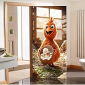 billige Dørdeksler-Morsomme Dyre Dørdekorasjoner Dørdeksler Syng Hval Dørteppe Dørgardin Dekorasjon Bakgrunn Innendørs/Utendørs Dørbanner Forsidegård