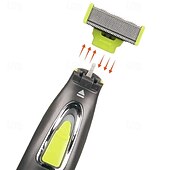 economico Rasatura e depilazione-mlg rasoio elettrico per uomo e donna trimmer portatile per tutto il corpo usb lama a forma di t rasoio per barba ascelle per lavabile