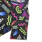cheap Tops-Retro Vintage 1980s Shirt Aloha Shirt Hippie Psychedelic Men&#039;s Vacation Party Pride Parade Adults&#039; Shirt
