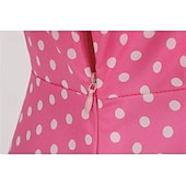 levne Šaty-Retro 50. léta Rockabilly Šaty Houpací šaty Maškarní kostým Dámské Karneval Plesová maškaráda Denní nošení loučení se svobodou nevěsty Dospělé Šaty Šaty pro návrat domů