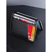 cheap Wallets-Men&#039;s RFID Blocking Wallet, Premium Cowhide Leather, Slim Design with Multiple Card Slots and ID Window – Secure and Stylish Wallet for Everyday Use Wine Black Dark Green