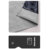 Недорогие Водонепроницаемые шторы-Водонепроницаемые уличные шторы для обеспечения приватности раздвижные черные шторы для веранды деревенские шторы для перголы с люверсами для беседки балкона крыльца вечеринки отеля 1 панель