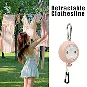 economico Accessori da campeggio-1 pz. stendibiancheria da viaggio durevole e portatile da 26 piedi per campeggio e attività all&#039;aperto stendibiancheria retrattile portatile stendibiancheria per campeggio e viaggi - leggero e