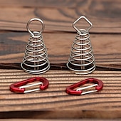 cheap Camping Accessories-1Pc/4pcs Tent Rope Tighteners - Octopus Buckle for Secure Camping in Windy Conditions