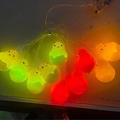 baratos Alimentado por Pilha-3m-20led páscoa páscoa páscoa ovo de páscoa chocando pintinho luz corda aaa caixa de bateria fonte de alimentação festa de páscoa jantar atmosfera festiva decoração luz corda