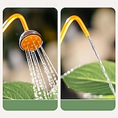 economico attrezzi da giardino-annaffiatoio con doccetta staccabile - ugello lungo flessibile, grilletto a pressione, irrigatore per piante in plastica trasparente per interni &amp;giardinaggio all&#039;aperto