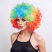 economico Parrucche trendy sintetiche-Parrucche sintetiche Yaki liscia Con frangia A macchina Parrucca Corto Oro chiaro Violetto Marrone chiaro Marrone scuro A1 Capelli sintetici Per uomo Biondo