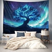 Недорогие Дерево жизни гобелен-Гобелен с мандалой Древо Жизни настенное искусство большой гобелен фреска декор фотографический фон плед занавеска для дома спальни и гостиной