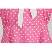 levne Šaty-Retro 50. léta Rockabilly Šaty Houpací šaty Maškarní kostým Dámské Karneval Plesová maškaráda Denní nošení loučení se svobodou nevěsty Dospělé Šaty Šaty pro návrat domů