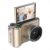 お買い得  カメラ＆撮影-レトロファッション 64 メガピクセル デジタルカメラ 4k HD CMOS レンズ HD 広角撮影カメラ オプションの角度レンズ