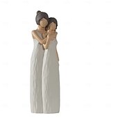 billige Fest utstyr-varig vennskap harpiks hjerte-søster statue - perfekt for jul, takksigelse, valentinsdag, morsdag  &amp; konfirmasjonsgaver