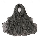 abordables enveloppes d&#039;invité de mariage-mode simple bali gaze ciel étoilé forage chaud longue écharpe respirante douce femme foulard écharpe cape extérieur