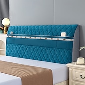 baratos Acessórios de cama-Capa para Cabeceira Todos-Inclusive Capa Protetora Elástica para Cabeceira de Cama Capa Moderno à Prova de Poeira Capa Respirável para Quarto Decor