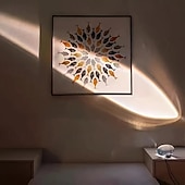 رخيصةأون مصباح جهاز عرض غروب الشمس-مصباح زخرفي كريستالي led مزود بمنفذ USB مصباح ليلي مزود بقوس قزح وغروب الشمس وإضاءة ملونة RGB لتزيين الغرفة هدية فريدة للأصدقاء