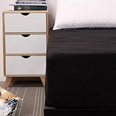 abordables Sábanas y funda de almohada-Funda protectora para cama Queen Full King cubierta impermeable protector de colchón sábana ajustada impermeable protector de cama funda de colchón 360° de paquete completo bolsillo profundo sábana