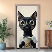 billige Dørdeksler-Morsomme Dyre Dørdekorasjoner Dørdeksler Syng Hval Dørteppe Dørgardin Dekorasjon Bakgrunn Innendørs/Utendørs Dørbanner Forsidegård