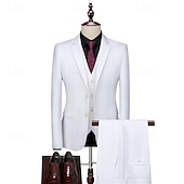 ieftine îmbrăcăminte-Urlați 20 de ani Anii 1920 Trodijelni kostim Pantaloni de costum Gatsby Bărbați Ziua Regilor Mascaradă Nuntă Petrecere Mascaradă Adulți Geacă Vestă Pantaloni