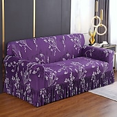 ieftine Cuvertură Canapea-1 bucată de husă de canapea imprimată de înaltă calitate husă de scaun pentru canapea de sufragerie husă de protecție pentru mobilier elastic super moale și groasă pentru cameră de zi gospodărie în