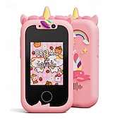 cheap Educational Toys-Kid&#039;s Smart Phone Toys Touchscreen HD Dual Camera Cell Phone For Kids Birthday Gifts Toddler Play Phone For Boys 3-10 Travel Toy for Christmas Halloween Gift