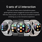 Χαμηλού Κόστους Smartwatch-696 QW49 Εξυπνο ρολόι 1.39 inch Έξυπνο ρολόι Bluetooth ΗΚΓ + PPG Βηματόμετρο Υπενθύμιση Κλήσης Συμβατό με Android iOS Γυναικεία Άντρες Κλήσεις Hands-Free Υπενθύμιση Μηνύματος IP 67 Θήκη ρολογιού 47mm