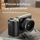 お買い得  カメラ＆撮影-レトロファッション 64 メガピクセル デジタルカメラ 4k HD CMOS レンズ HD 広角撮影カメラ オプションの角度レンズ