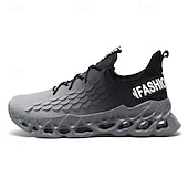 abordables Baskets-baskets de course vertes pour hommes avec tige en mesh et design léger – chaussures de sport respirantes et confortables pour le sport, les entraînements et les vêtements décontractés